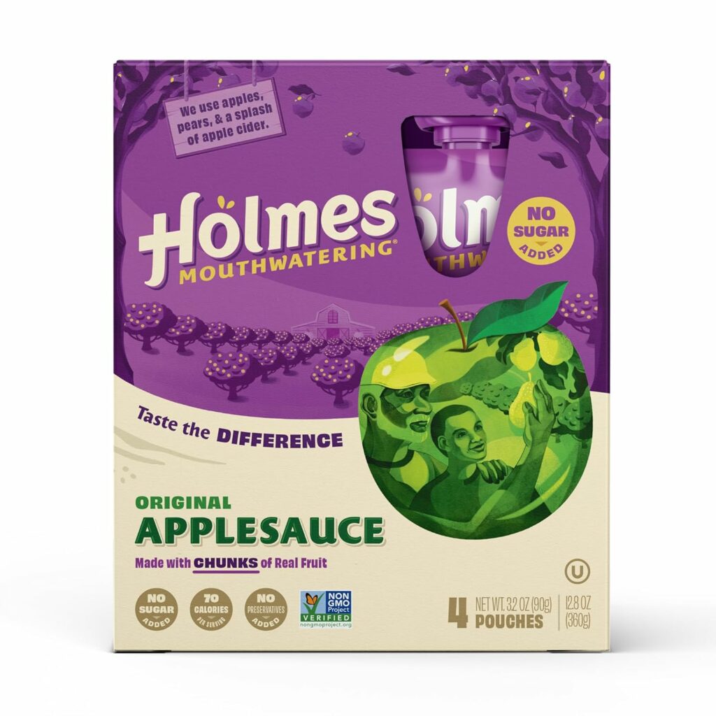 Holmes Mouthwatering Applesauce Multi-pack