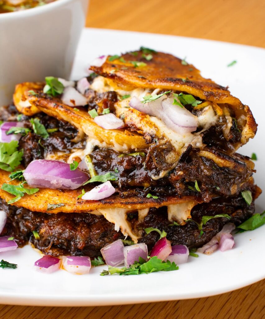 birria tacos from Mariah's Taco Spot in Charlotte