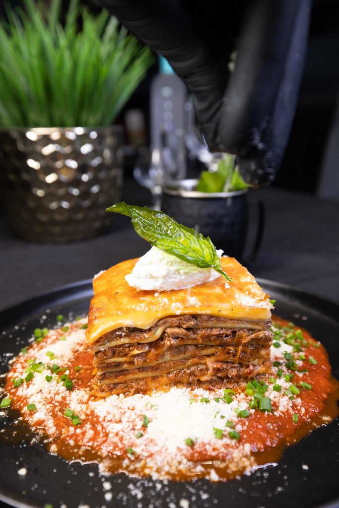 Lasagna plated from Smith and Webster Miami